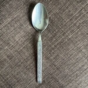 1 Teaspoon Ekco Eterna EKS2‎ 20969 EKSEKS2 Hammered Glossy Textured Stainless